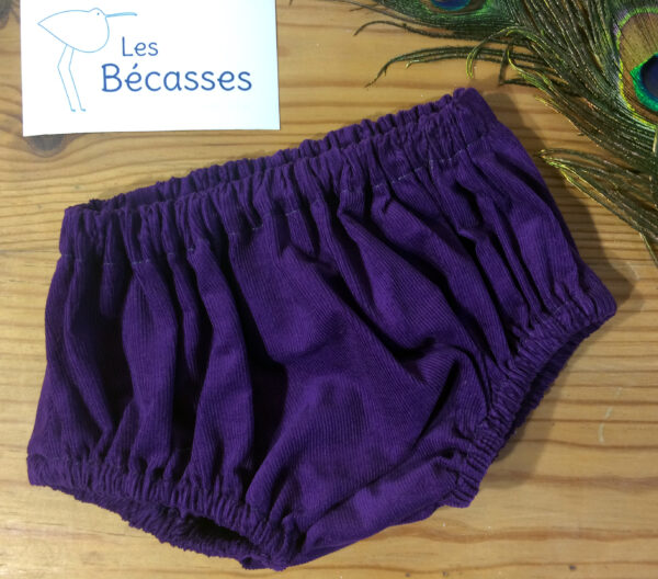 Bloomer velours aubergine – Image 3
